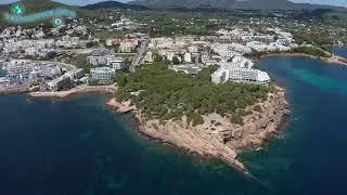 Santa Eulalia del Rio - a resort town on the island of Ibiza (Balearic Islands, Spain)