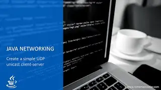 Create a simple UDP client-server in Java