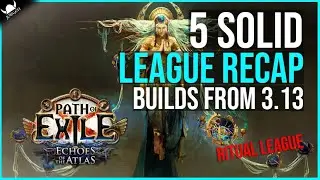 Path Of Exile 3.13 Popular Builds Recap 🔥 PoE Ritual Builds We Played This League  (2021)