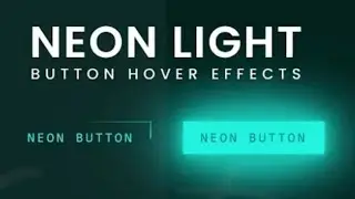 Neon Light Button Animation Effects on Hover | CSS Snake Border | CodingWithFun