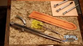 Working with Leather Border Stamps
