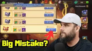 $100 on Grotesque ruins was a mistake! 🤦‍♂️ Castle Clash