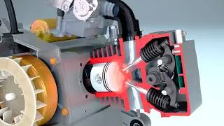 Operation of the fuel system of a four-stroke scooter.