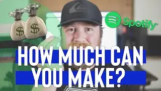 How Much MONEY can you make on SPOTIFY?!  My Real Numbers!  2020