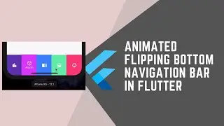 ANIMATED FLIP BOTTOM NAVIGATION BAR IN FLUTTER || JOOKATE'S FLUTTER