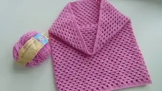 Детский снуд крючком. Видео урок.