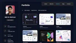 Personal Portfolio Website using React JS | React Project