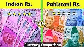 Indian Currency🇮🇳 VS Pakistani Currency🇵🇰 Comparison 2023-India vs pakistan Comparison👏