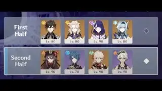 testing my new favourite team comp in the spiral abyss (eula, raiden, albedo, zhong li)