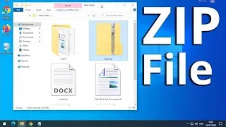 How to Create a Zip File on Windows 10