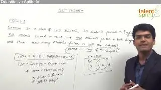 Set Theory | Model - 1 | Quantitative Aptitude | TalentSprint Aptitude Prep