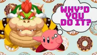 Bowser Eats Kirby's Food