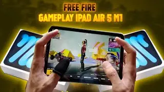 Free fire Gameplay on Ipad Air 5 (M1)  Chips 2023 | Technical Data | Live Stream