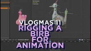 Overview of rigging a bird character in Blender