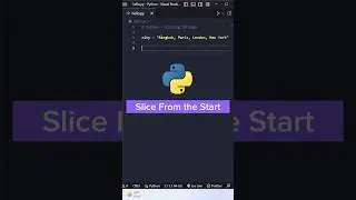 python string: Slice From the Start 