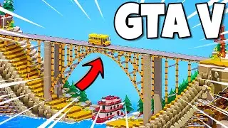 Recreating a famous GTA V bridge in Poly Bridge 3!