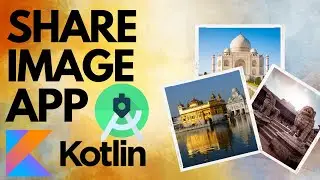 Kotlin | Image Share  App In Android Studio | Share Image To WhatsApp Android Studio | Share Image