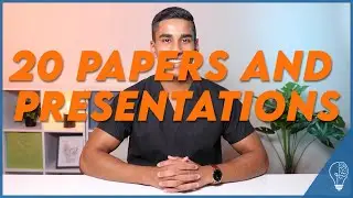 How I got 20 publications and presentations in med school! | Part 1