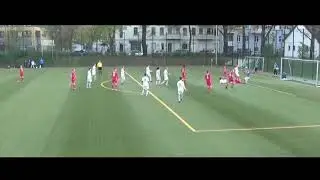 Frikik sırasında takla attı sonra koşup golü yaptı