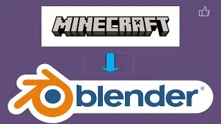 I imported Minecraft into Blender - STEP BY STEP how to import Minecraft map into Blender