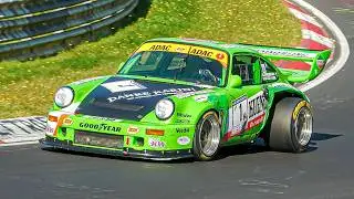 Nürburgring ADAC 1000km Classic & Youngtimer Race 2024 - Brünnchen Highlights