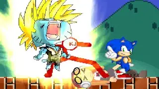 TEAM  KJ  SONIC  &  GUMBALL  BATTLES WITH MUGENS IN SURVIVAL MODE
