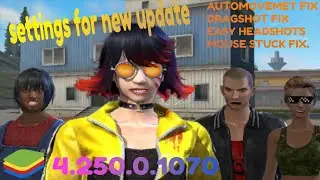 Free Fire auto movement and aim stuck problem solved on 100% v2.0(new update 4.250.0.1070)