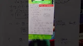 🔥JEE- (Advanced+main)🌟PYQ's 🌟Trick Based Solutions
