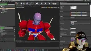 How to add a Metahuman head to a custom animated body in Unreal Engine