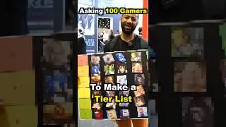 Day 2 Asking 100 Gamers to Rank Characters… It Got DISRESPECTFUL. #videogames #tierlist #sonic