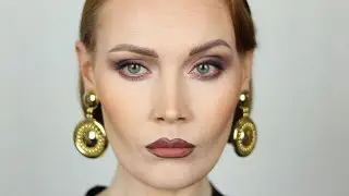 80s/90s Brown Supermodel makeup look