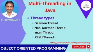 96 Non-Daemon Thread - Daemon Thread - main Thread - Child Thread Types in Java