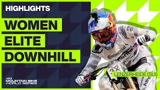Lenzerheide - Women Elite DHI Highlights | 2023 UCI MTB World Cup