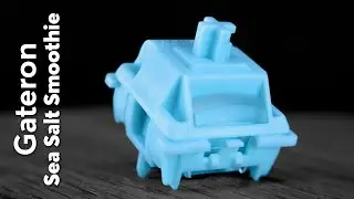 Gateron Sea Salt Smoothie Switch Sound Test | Low-Pitched & Creamy!