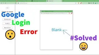 [GSI_LOGGER]: The given origin is not allowed for the given client ID | Google login error | 