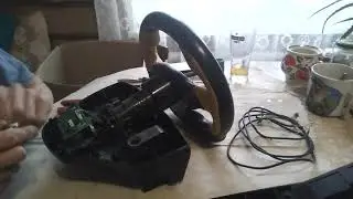 Разбор игрового руля  Logitech WING MAN gp