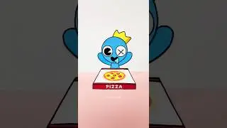 Where is my pizza?! Funny Rainbow Friends video for you! 
