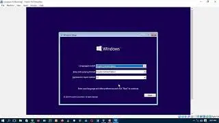 Installation of windows 10 on oracle virtualmachine 2023