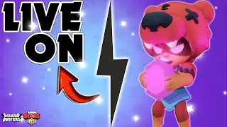 BRAWL STARS E SQUAD BUSTERS 🔴LIVE🔴JOGANDO AMISTOSOS RANQUEADO E MISSOES COM OS FILHOTES