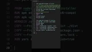 Dockerfile for Express.js 