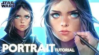 Ross Draws STAR WARS! | PORTRAIT TUTORIAL
