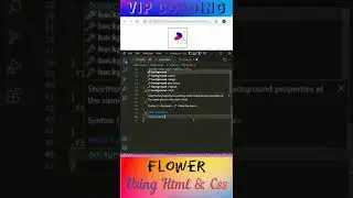 How to make flower Using Html & Css | Flower kaise banye | creativer flower 