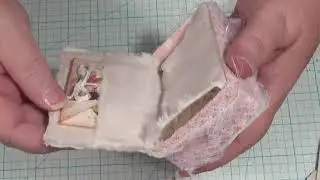 Recycle boxes to put small journal in tutorial