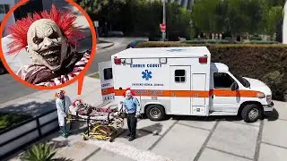 when you see clown paramedics with an Ambulance helping this injured Clown RUN! (Clown Hospital?)