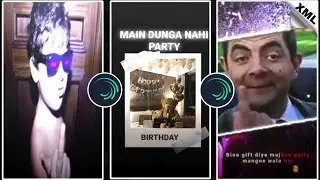 Mera Birthday Aane Wala Hai 🎂🎈NEW TREND XML FILE PRESET💝 3D iCON EFFECT #alightmotion