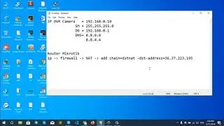 How to port forwarding in mikrotik router hik vision camera