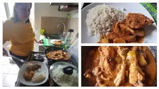 Pollo Guisado con Papas.