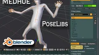 Blender Pose Libraries