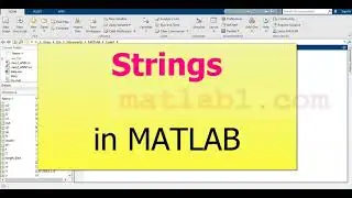 String in MATLAB