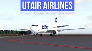 Utair | Economy class onboard Boeing 737-500 | Рейс Самара Курмумоч-Москва | Roblox